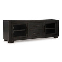 Signature Design by Ashley Galliden 80" TV Stand-Black