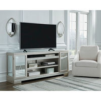 Signature Design by Ashley Flamory 72" TV Stand-Silver