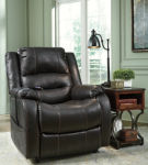 Signature Design by Ashley Yandel Power Lift Recliner-Black