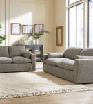 Benchcraft Dramatic Sofa and Loveseat-Granite