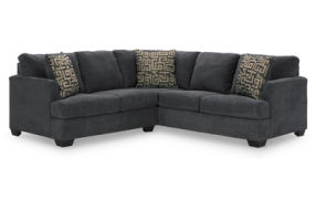 Signature Design by Ashley Ambrielle 2-Piece Sectional-Gunmetal