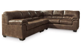 Signature Design by Ashley Bladen 3-Piece Sectional with Ottoman-Coffee