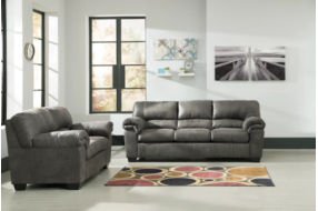 Signature Design by Ashley Bladen Full Sofa Sleeper and Loveseat-Slate