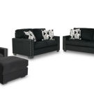 Signature Design by Ashley Gleston Sofa, Loveseat, Chair, and Ottoman-Onyx