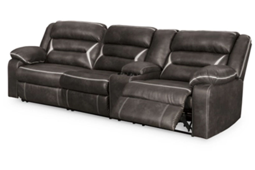 Signature Design by Ashley Kincord 2-Piece Power Reclining Sectional Sofa