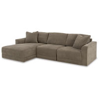 Benchcraft Raeanna 3-Piece Sectional Sofa with Chaise-Storm