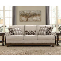 Signature Design by Ashley Harleson Sofa, Chair, and Ottoman-Wheat