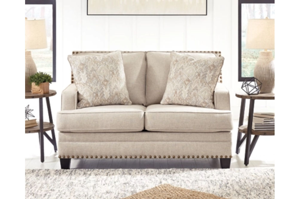 Benchcraft Claredon Sofa, Loveseat and Chair-Linen