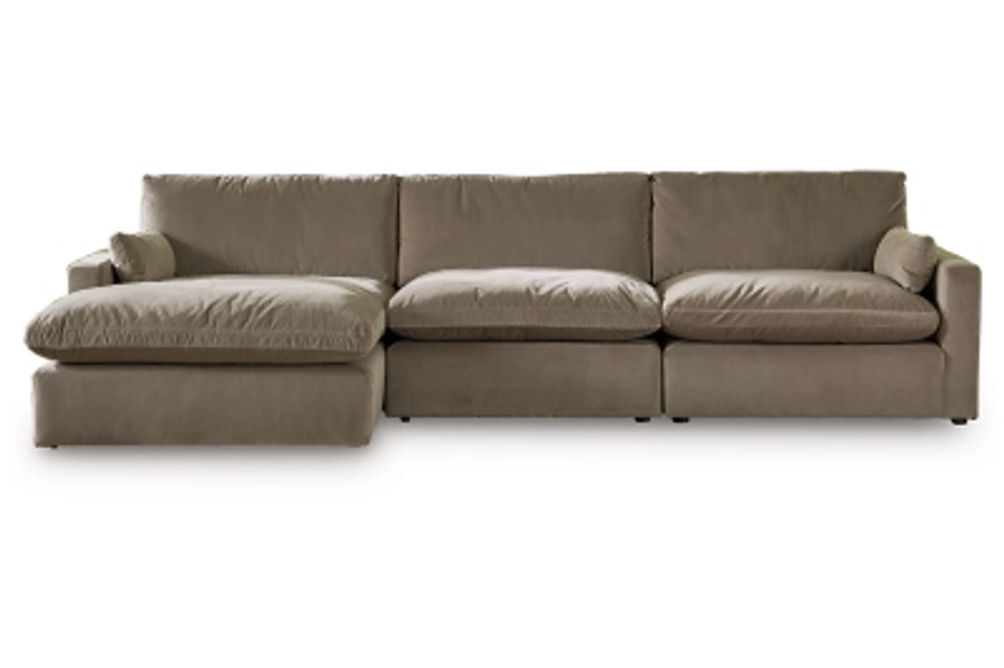 Signature Design by Ashley Sophie 3-Piece Sectional Sofa Chaise-Cocoa