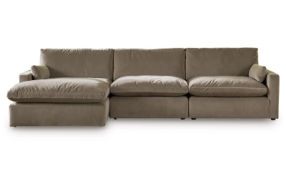 Signature Design by Ashley Sophie 3-Piece Sectional Sofa Chaise-Cocoa