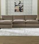 Signature Design by Ashley Sophie 3-Piece Sectional Sofa Chaise-Cocoa