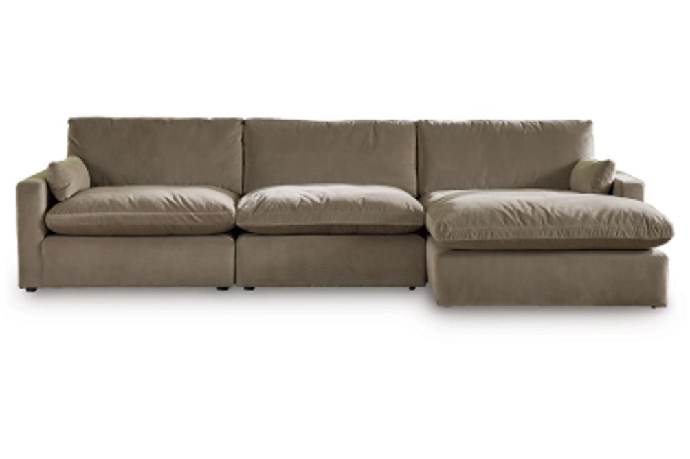 Signature Design by Ashley Sophie 3-Piece Sectional Sofa Chaise-Cocoa