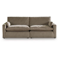 Signature Design by Ashley Sophie 2-Piece Sectional Loveseat-Cocoa