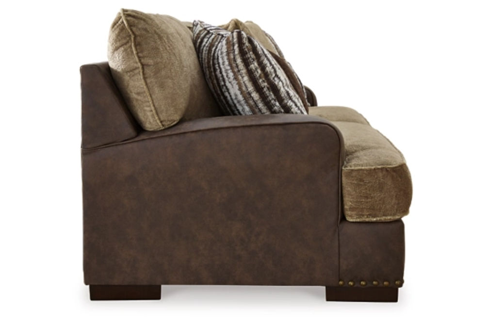 Signature Design by Ashley Alesbury Sofa and Loveseat-Chocolate