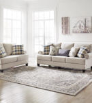 Benchcraft Meggett Sofa and Loveseat-Linen