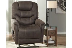 Signature Design by Ashley Ballister Power Lift Recliner-Espresso