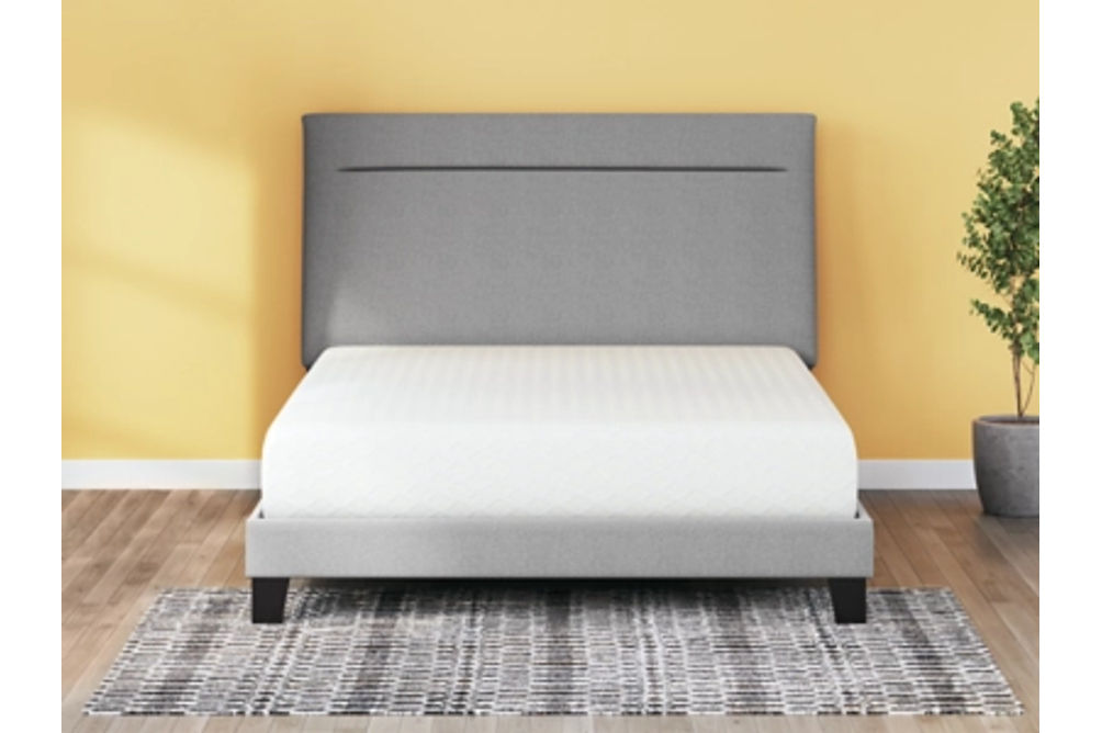 Sierra Sleep by Ashley 10 Inch Chime Memory Foam King Mattress and Foundation-