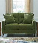 Signature Design by Ashley Bixler Sofa, Loveseat and Chair-Olive