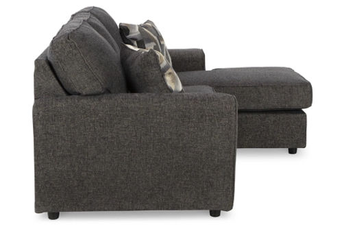 Signature Design by Ashley Cascilla Sofa Chaise and Loveseat-Slate