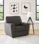 Signature Design by Ashley Cascilla Sofa Chaise and Chair-Slate