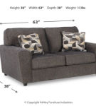 Signature Design by Ashley Cascilla Sofa Chaise and Loveseat-Slate