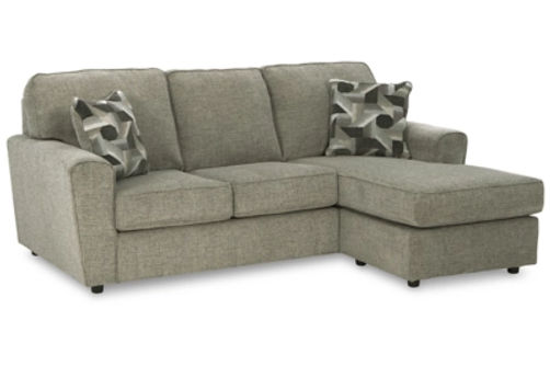 Signature Design by Ashley Cascilla Sofa Chaise and Loveseat-Pewter