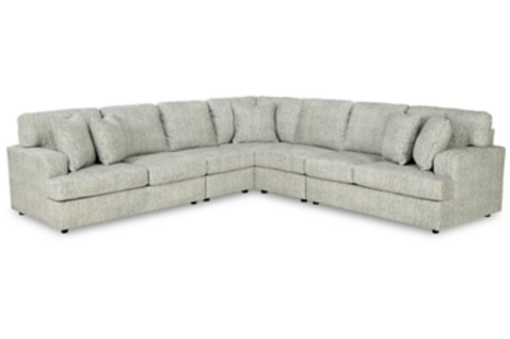 Signature Design by Ashley Playwrite 5-Piece Sectional-Gray