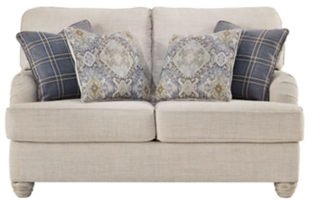 Benchcraft Traemore Sofa and Loveseat-Linen