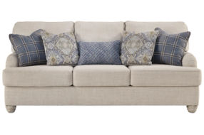 Benchcraft Traemore Sofa and Loveseat-Linen