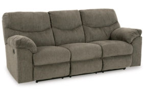 Signature Design by Ashley Alphons Reclining Sofa and Loveseat-Putty