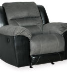 Signature Design by Ashley Earhart Reclining Loveseat and Recliner-Slate