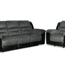 Signature Design by Ashley Earhart Reclining Sofa and Recliner-Slate