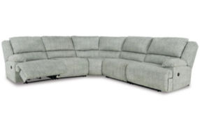 Signature Design by Ashley McClelland 5-Piece Reclining Sectional-Gray