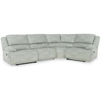 Signature Design by Ashley McClelland 4-Piece Reclining Sectional-Gray