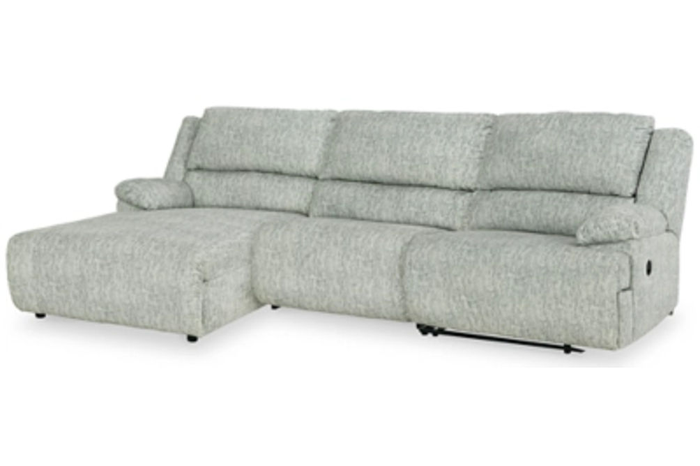 Signature Design by Ashley McClelland 3-Piece Reclining Sectional with Chaise