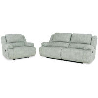 Signature Design by Ashley McClelland Reclining Sofa and Recliner-Gray