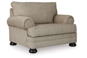 Signature Design by Ashley Kananwood Loveseat with Oversized Chair and Ottoman