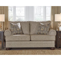 Signature Design by Ashley Kananwood Loveseat with Oversized Chair and Ottoman