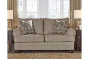 Signature Design by Ashley Kananwood Loveseat with Oversized Chair and Ottoman