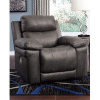 Signature Design by Ashley Erlangen Power Recliner-Midnight