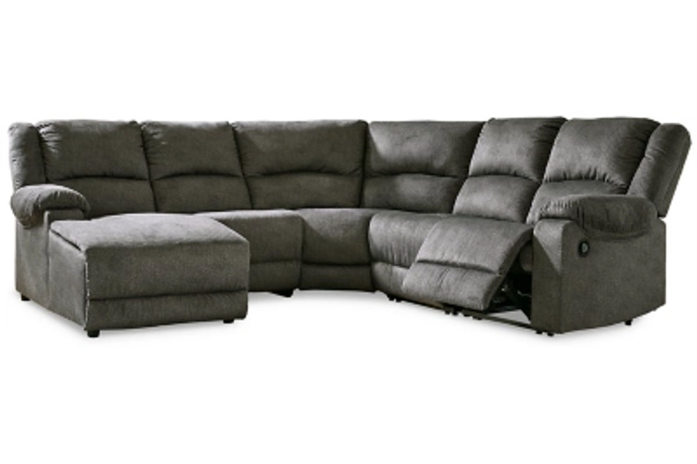 Signature Design by Ashley Benlocke 5-Piece Reclining Sectional with Chaise