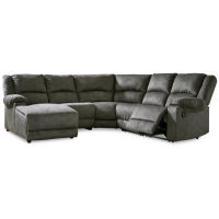 Signature Design by Ashley Benlocke 5-Piece Reclining Sectional with Chaise