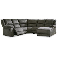 Signature Design by Ashley Benlocke 5-Piece Reclining Sectional with Chaise