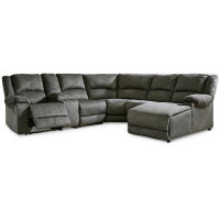 Signature Design by Ashley Benlocke 6-Piece Reclining Sectional with Chaise