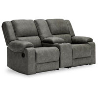 Signature Design by Ashley Benlocke 3-Piece Reclining Loveseat with Console