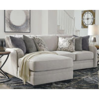 Benchcraft Dellara 2-Piece Sectional with Chaise-Chalk