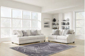 Signature Design by Ashley Brebryan Sofa and Loveseat-Flannel