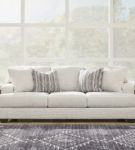 Signature Design by Ashley Brebryan Sofa and Oversized Chair-Flannel