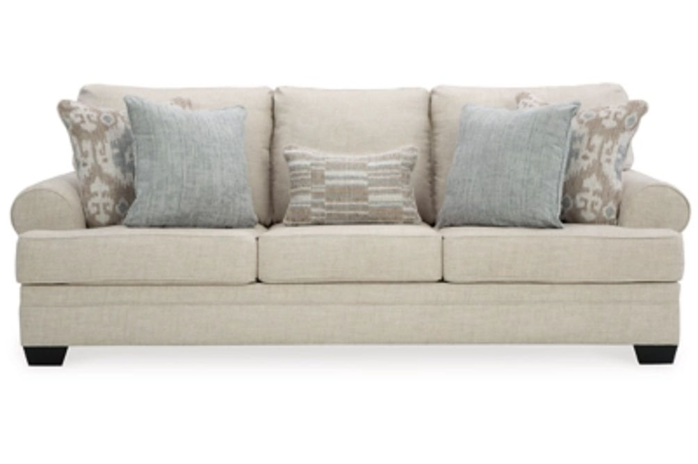 Benchcraft Rilynn Sofa, Loveseat, Oversized Chair and Ottoman-Linen