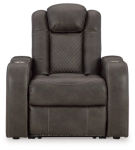 Signature Design by Ashley Fyne-Dyme Power Recliner-Shadow